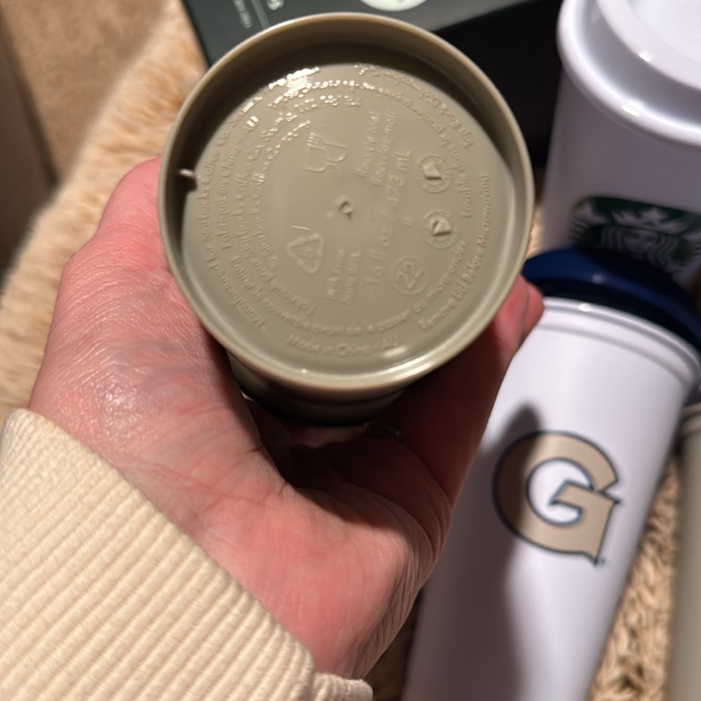 NIB Georgetown Grayson College Starbucks Hot Cup Set of 5 Campus Collection - Picture 6 of 6